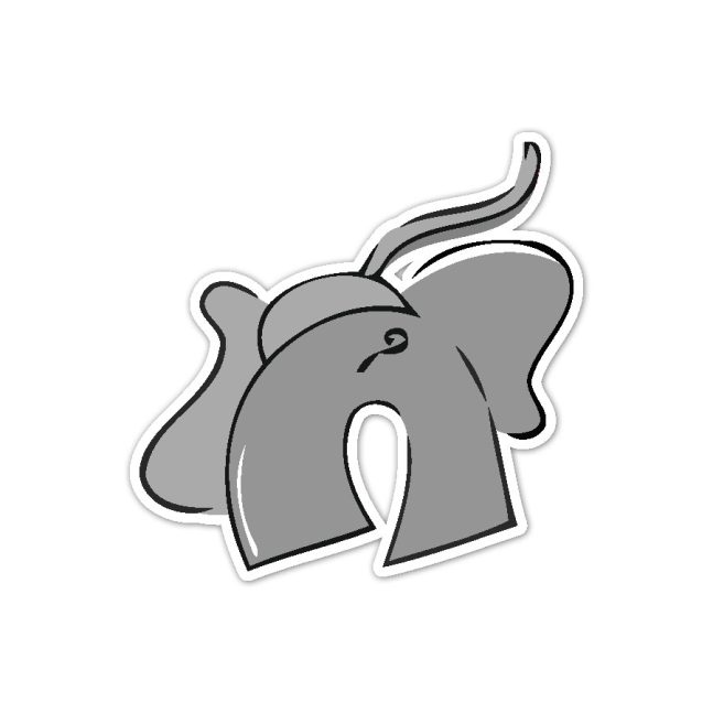 استیکر وینا مدل Big grey