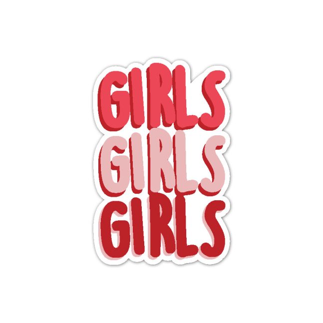استیکر وینا مدل Girls girls girls