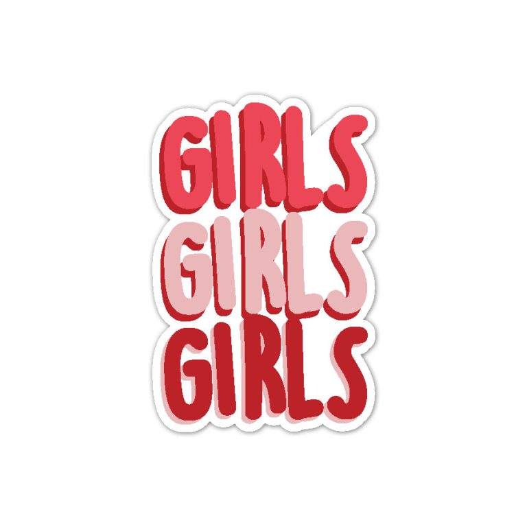 استیکر وینا مدل Girls girls girls