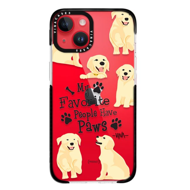 Alternative view of قاب ضد ضربه آیفون وینا مدل Golden retriever dogs