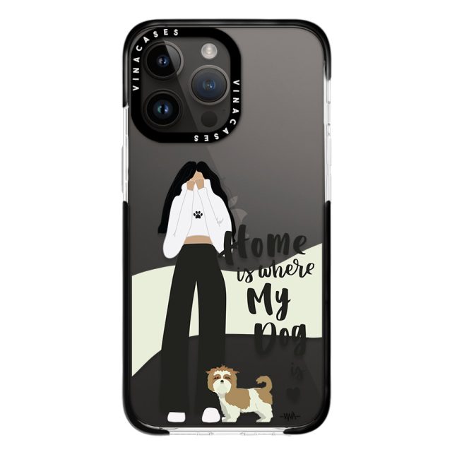 Alternative view of قاب ضد ضربه آیفون وینا مدل Shy dog mom