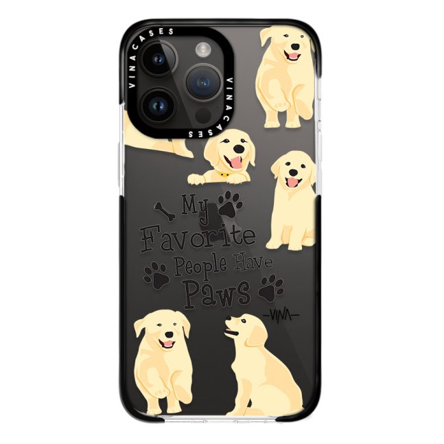 Alternative view of قاب ضد ضربه آیفون وینا مدل Golden retriever dogs