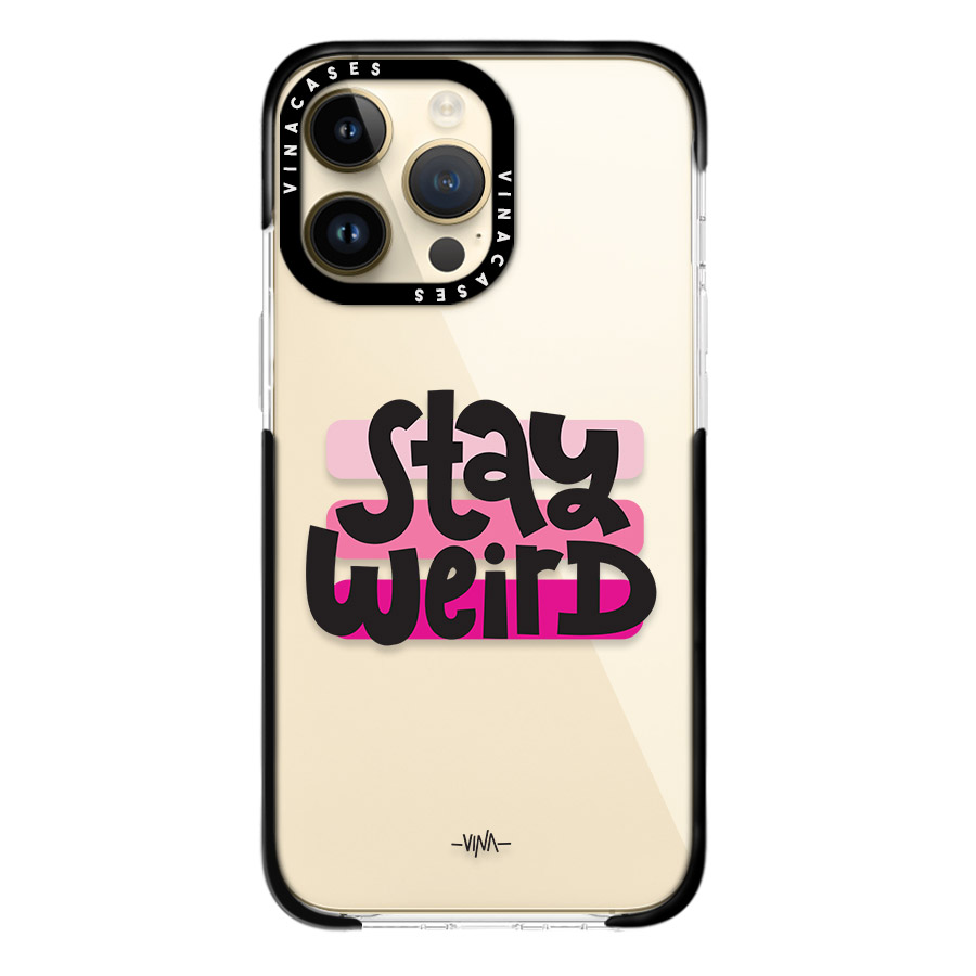 قاب ضد ضربه آیفون وینا مدل Stay weird