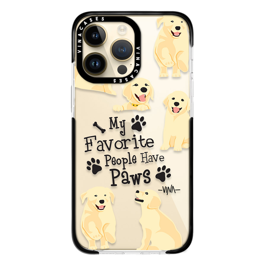 قاب ضد ضربه آیفون وینا مدل Golden retriever dogs - Image 3