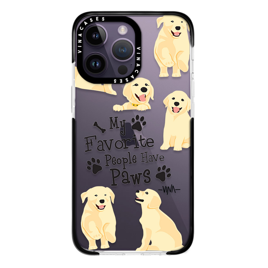 قاب ضد ضربه آیفون وینا مدل Golden retriever dogs - Image 4