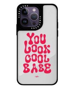 Alternative view of قاب آینه ای ضد ضربه آیفون وینا مدل You look cool babe