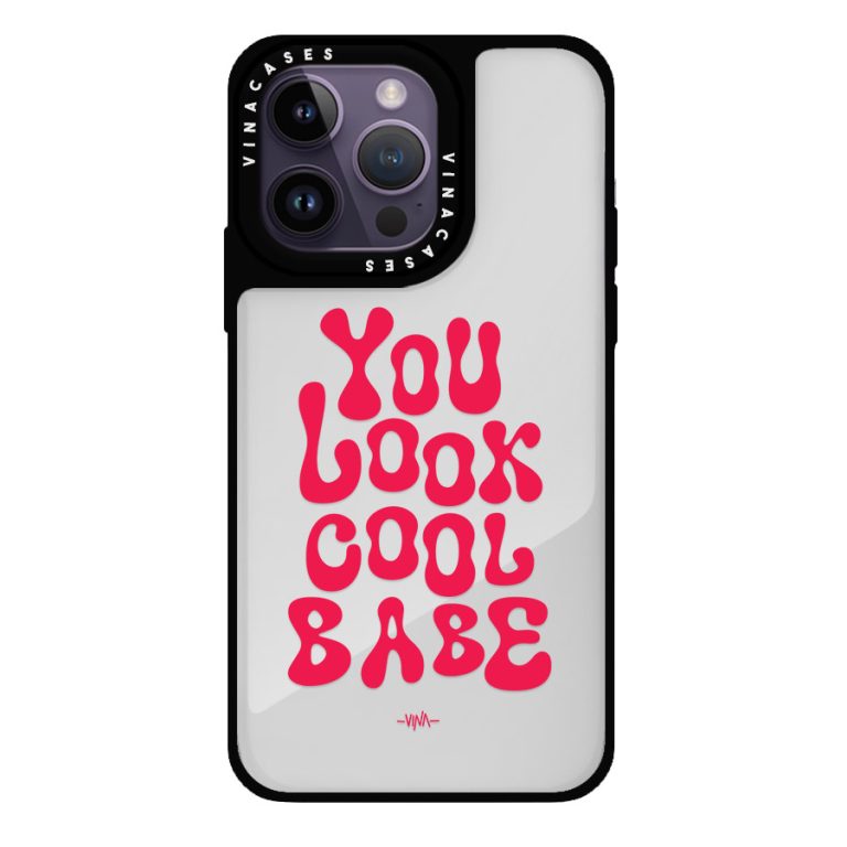 Alternative view of قاب آینه ای ضد ضربه آیفون وینا مدل You look cool babe