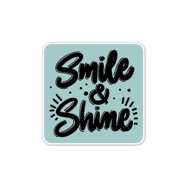 استیکر وینا مدل Smile and shine