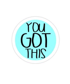 استیکر وینا مدل You got this