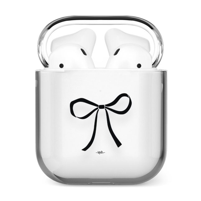 قاب شفاف ایرپاد وینا مدل Black bowtie