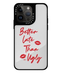 قاب آینه ای ضد ضربه آیفون وینا مدل Better Late Than Ugly