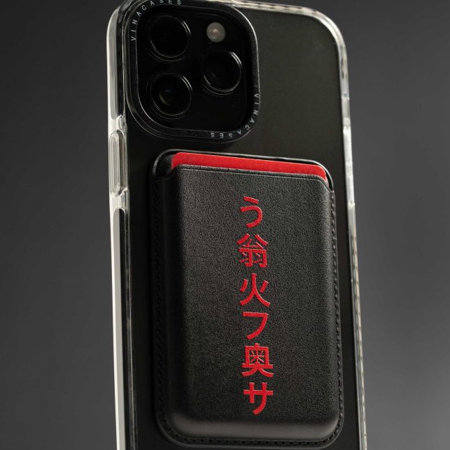 Alternative view of جاکارتی مگسیف چرمی مشکی مدلVina x Vace - Japanese