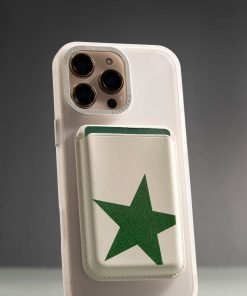 Alternative view of جاکارتی مگسیف چرمی سفید مدلVina x Vace - Green Star