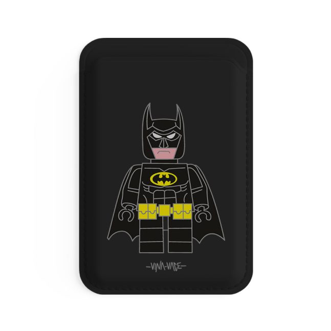 جاکارتی مگسیف چرمی مشکی مدلVina x Vace - Batman