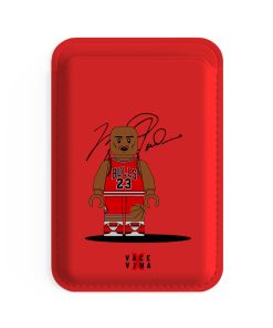 جاکارتی مگسیف چرمی قرمز مدلVina x Vace - Michael Jordan