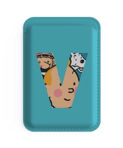 جاکارتی مگسیف چرمی آبی آسمانی مدلVina x Vace - Tintin V