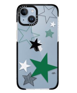 Alternative view of قاب ضد ضربه آیفون وینا مدل Green Stars