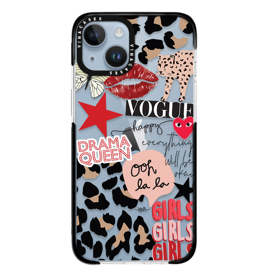 قاب ضد ضربه آیفون وینا مدل Red Girlies - Image 5