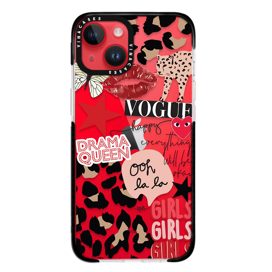 قاب ضد ضربه آیفون وینا مدل Red Girlies - Image 6