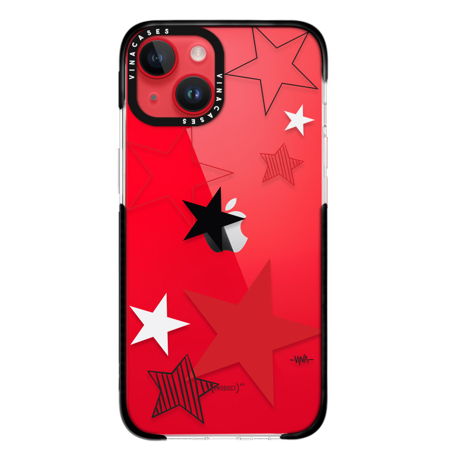 قاب ضد ضربه آیفون وینا مدل Red Stars - Image 6