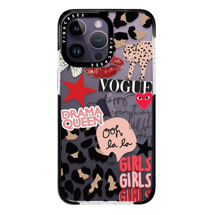 قاب ضد ضربه آیفون وینا مدل Red Girlies - Image 3