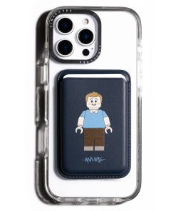 Alternative view of جاکارتی مگسیف چرمی آبی مدل Vina x Vace - Tintin lego