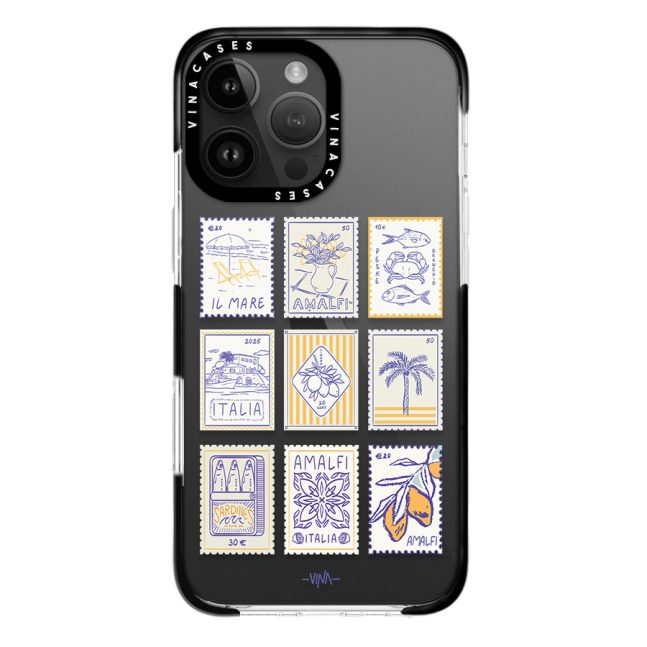 قاب ضد ضربه آیفون وینا مدل Italy stamps