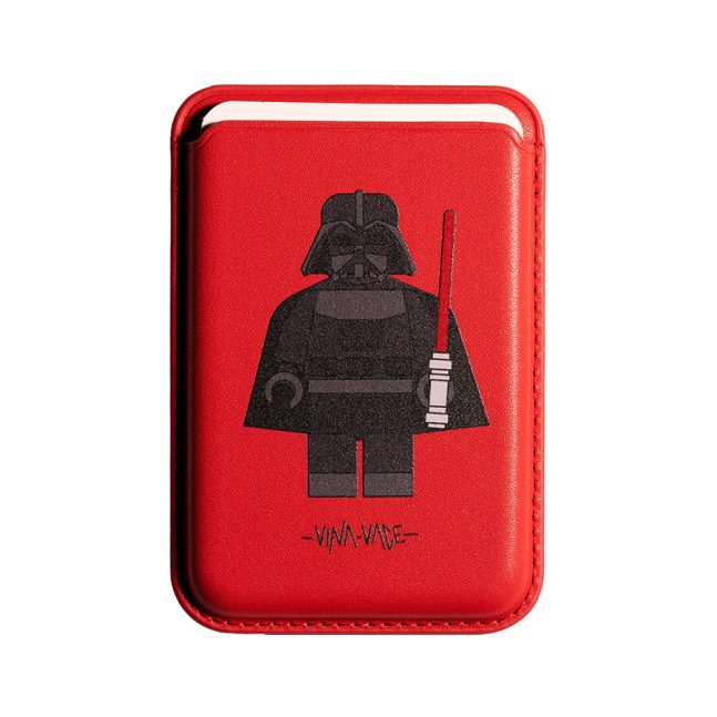 جاکارتی مگسیف چرمی قرمز مدل Vina x Vace - Darth vader