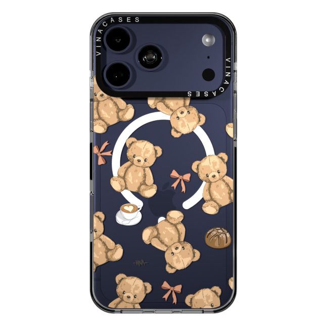 قاب مگسیف ضد ضربه آیفون وینا مدل Teddy Bears