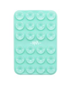 نگهدارنده چسبونکی سیلیکونی موبایل رنگ سبز آبی روشن