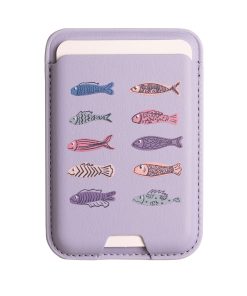 جاکارتی مگسیف چرمی یاسی مدل Fish
