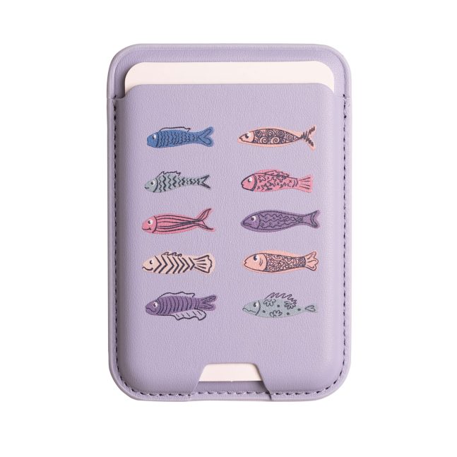 جاکارتی مگسیف چرمی یاسی مدل Fish