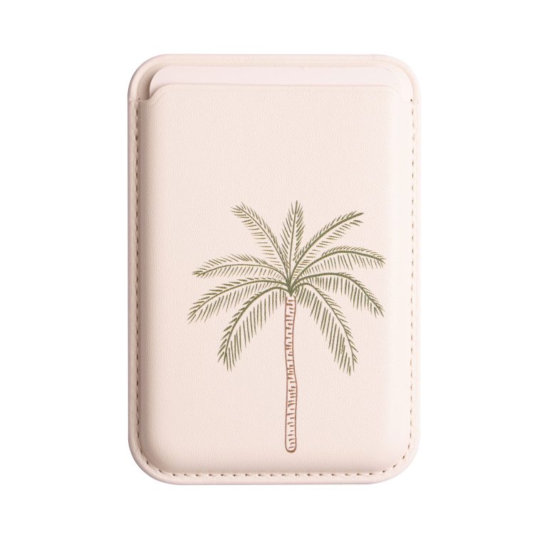 جاکارتی مگسیف چرمی سفید مدل Palm