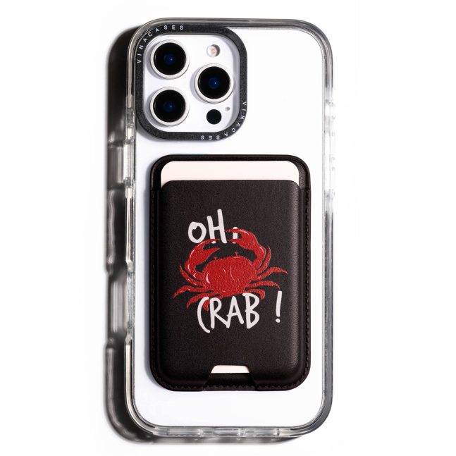 Alternative view of جاکارتی مگسیف چرمی مشکی مدل Oh Crab