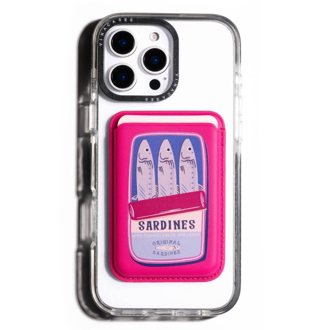Alternative view of جاکارتی مگسیف چرمی صورتی مدل Purple Sardines