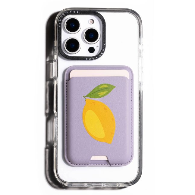 Alternative view of جاکارتی مگسیف چرمی یاسی مدل Lemon