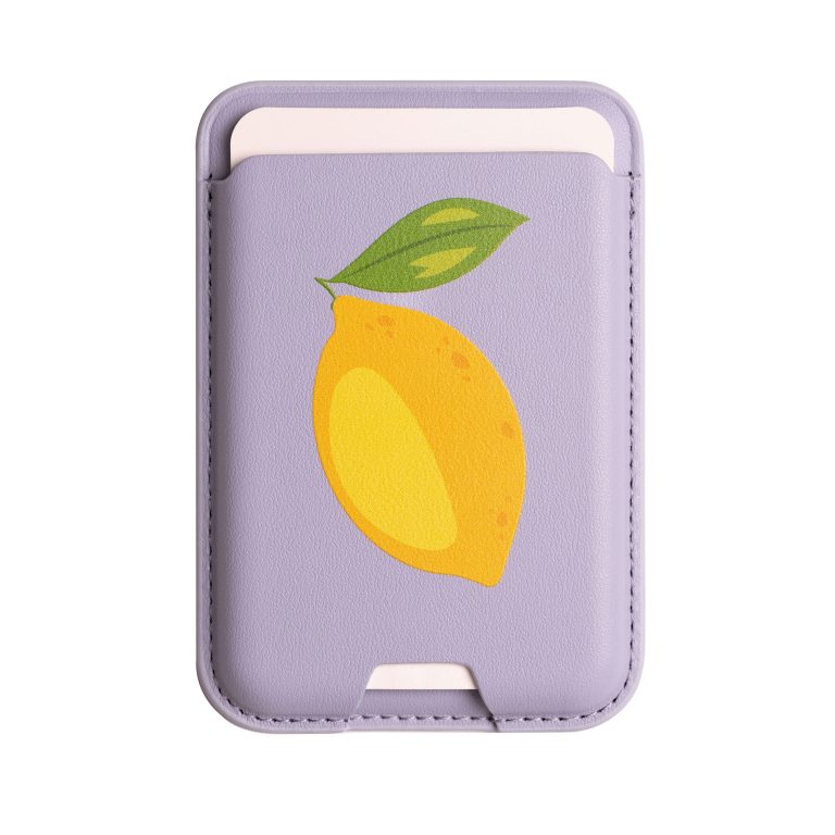 جاکارتی مگسیف چرمی یاسی مدل Lemon