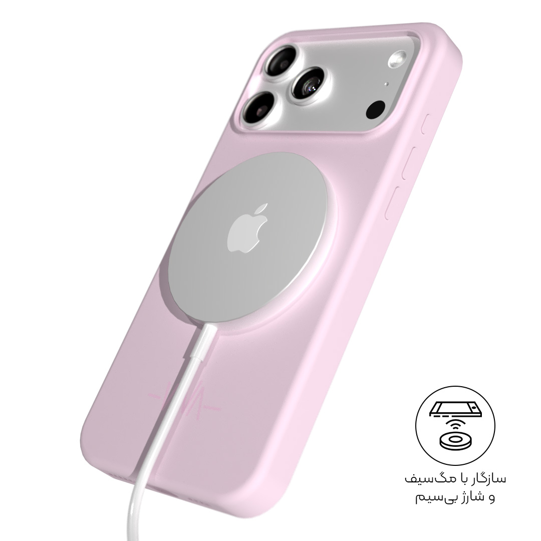 قاب آیفون مگسیف وینا مدل سیلیکونی یاسی - Image 3