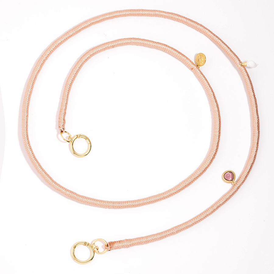 بند دست ساز مدل بافت گلبهی و صدف - Image 3