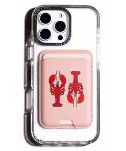 Alternative view of جاکارتی مگسیف چرمی صورتی کمرنگ مدل Lobster