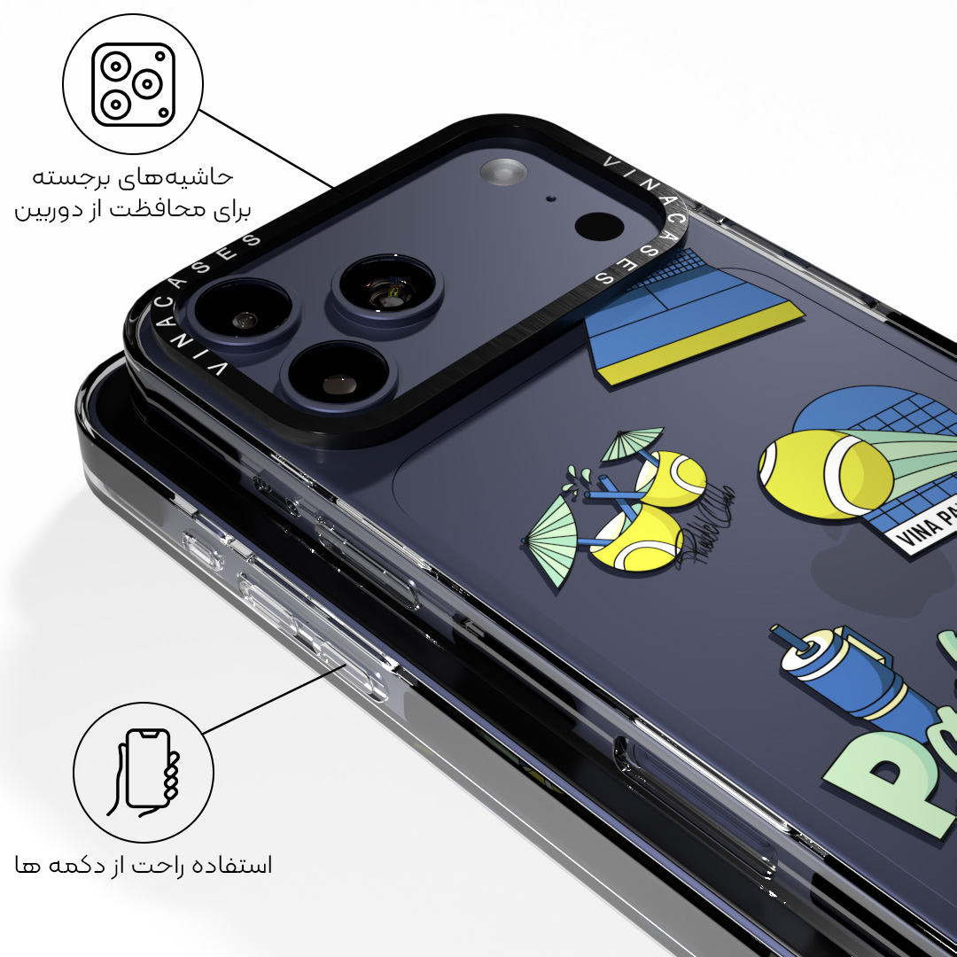 قاب ضد ضربه آیفون وینا مدل Padel Club - Image 7