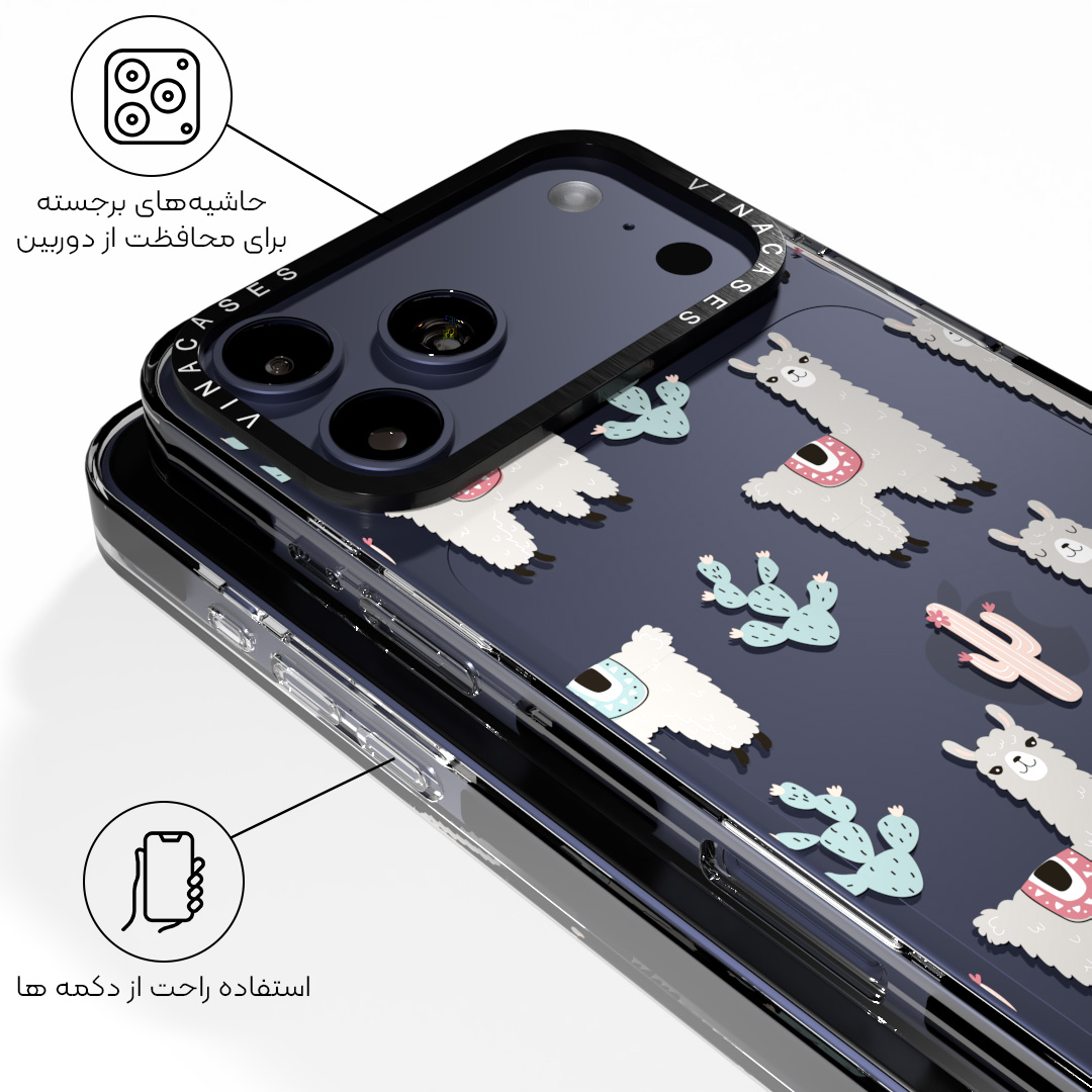 قاب ضد ضربه آیفون وینا مدل Llama - Image 6