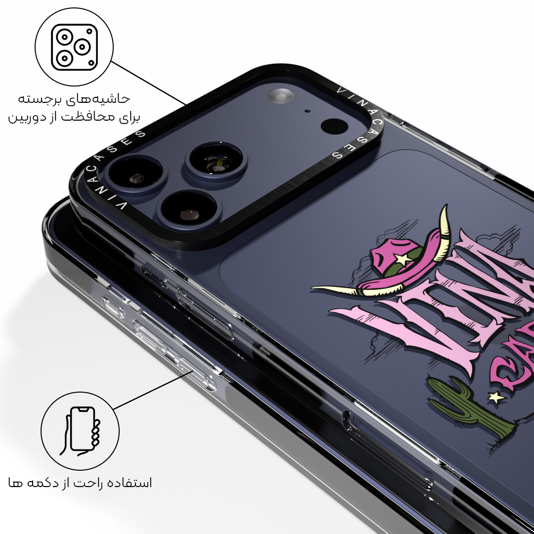 قاب ضد ضربه آیفون وینا مدل Vinacase Cowgirl - Image 6