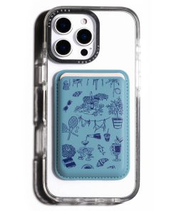 Alternative view of جاکارتی مگسیف چرمی آبی روشن مدل Blue Picnic