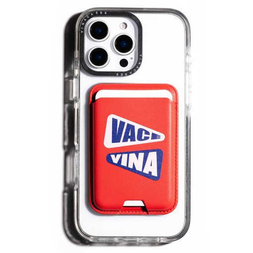 جاکارتی مگسیف چرمی قرمز مدل Vina x Vace - Vina vace flag - Image 2