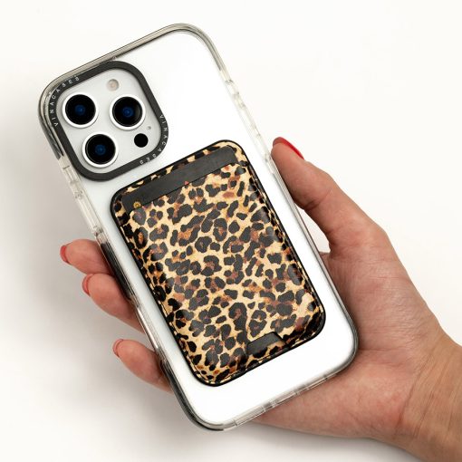 جاکارتی مگسیف چرمی مدل Leopard - Image 5