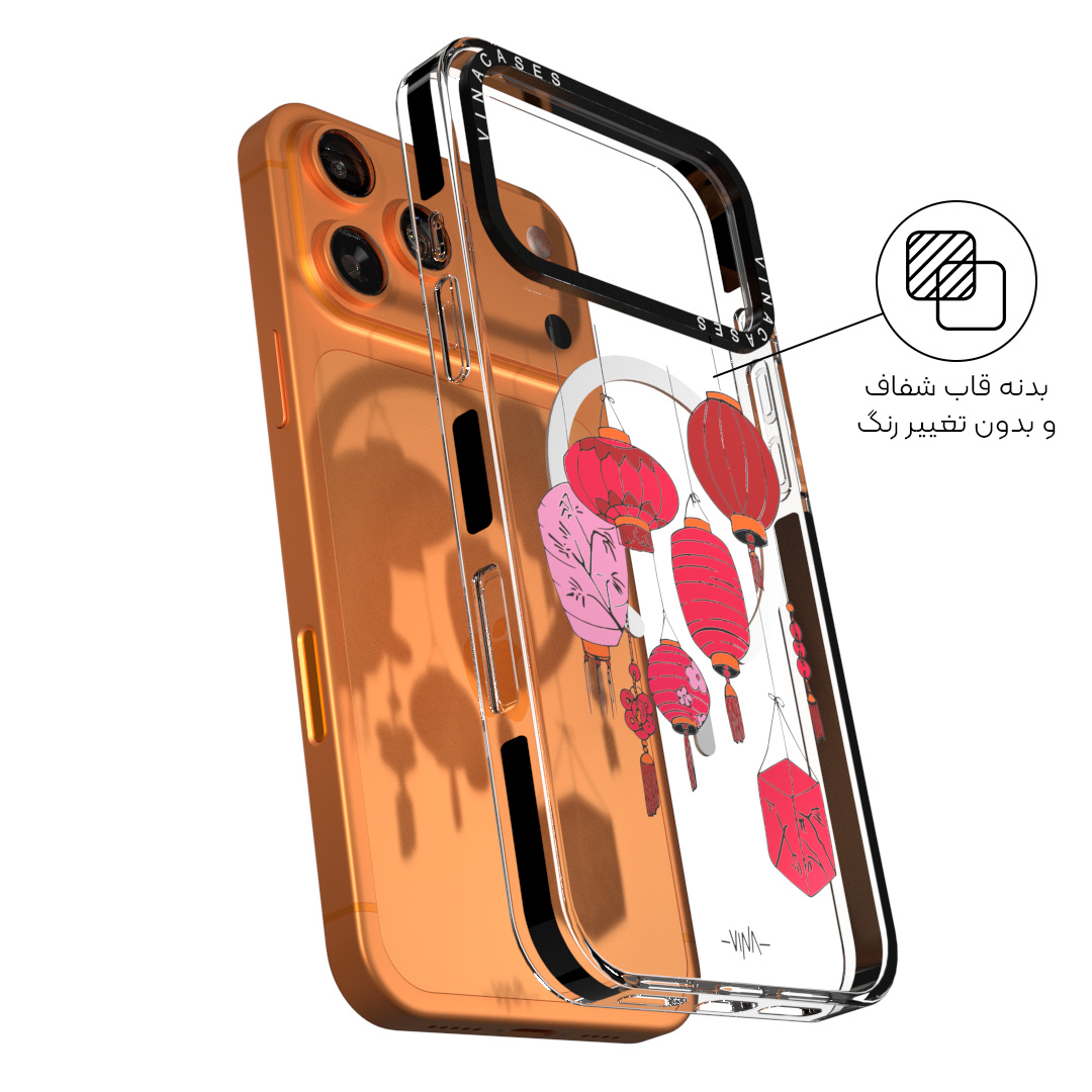 قاب مگسیف ضد ضربه آیفون وینا مدل Chinatown - Image 8