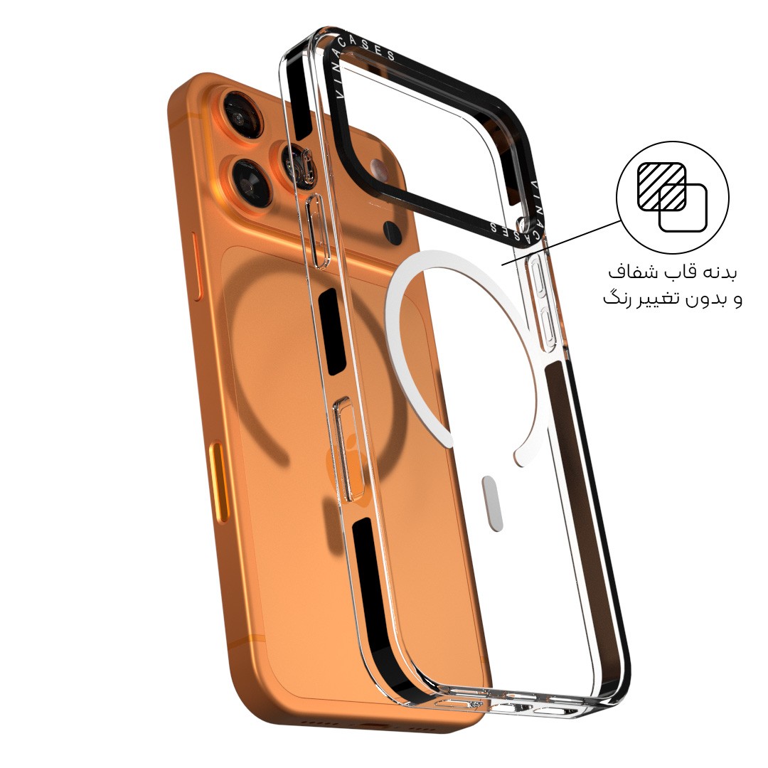 قاب مگسیف ضد ضربه آیفون وینا مدل Design Studio - Image 9