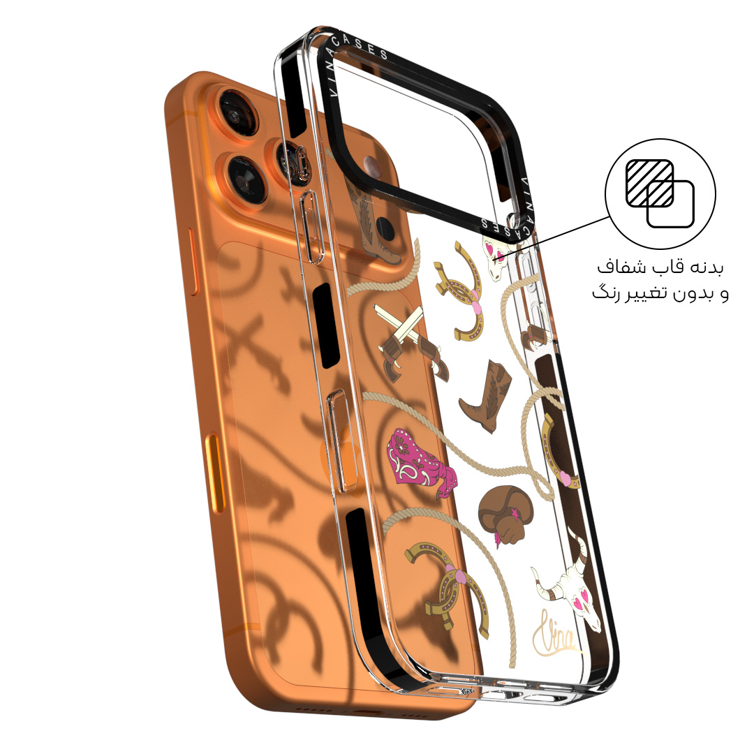 قاب ضد ضربه آیفون وینا مدل Cowgirl - Image 7