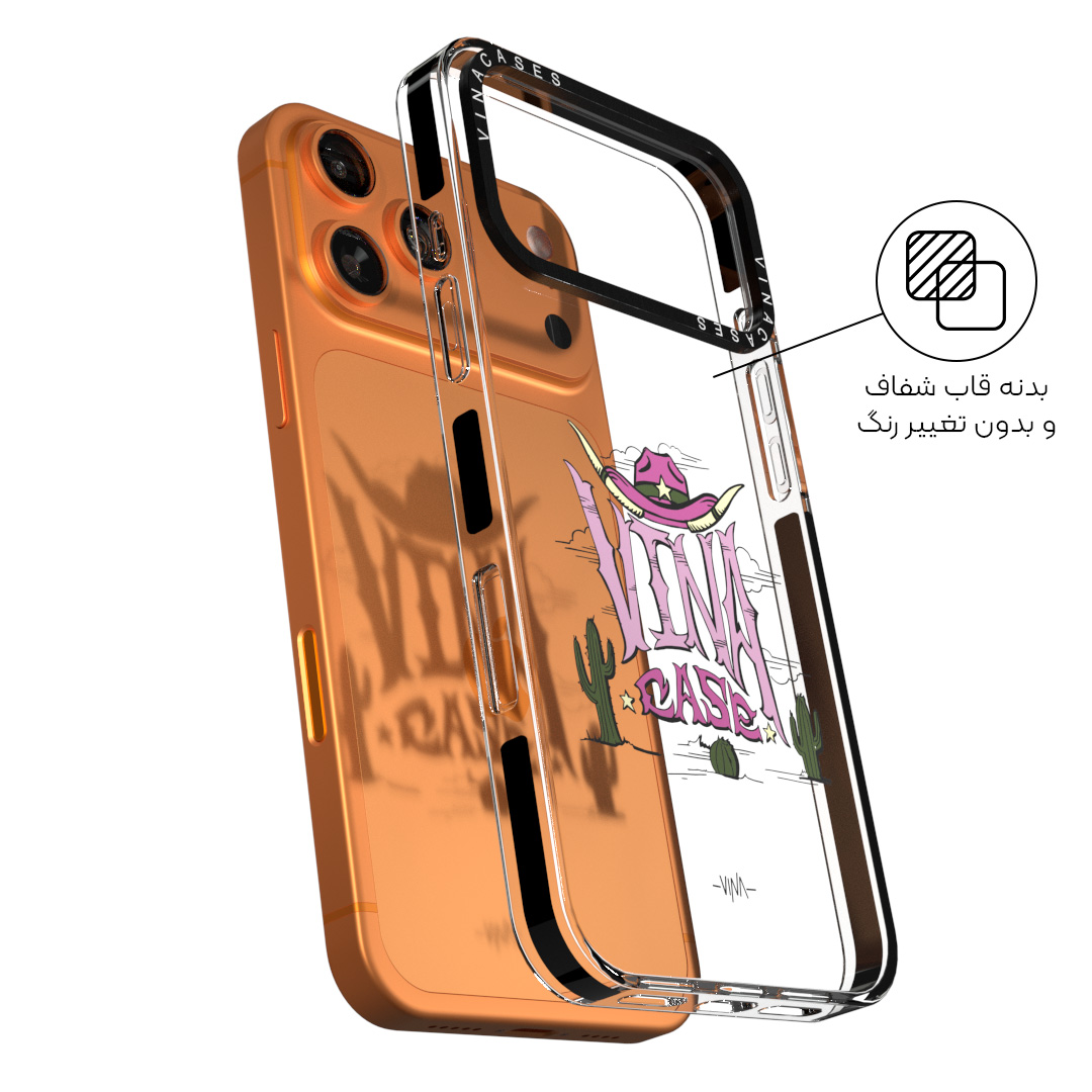 قاب ضد ضربه آیفون وینا مدل Vinacase Cowgirl - Image 8